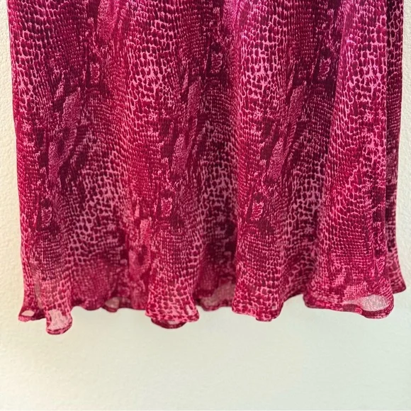 Karen Kane Burgandy Maxi Pencil Skirt (M) With Matching Sleeveless Top (L) - Picture 4 of 13